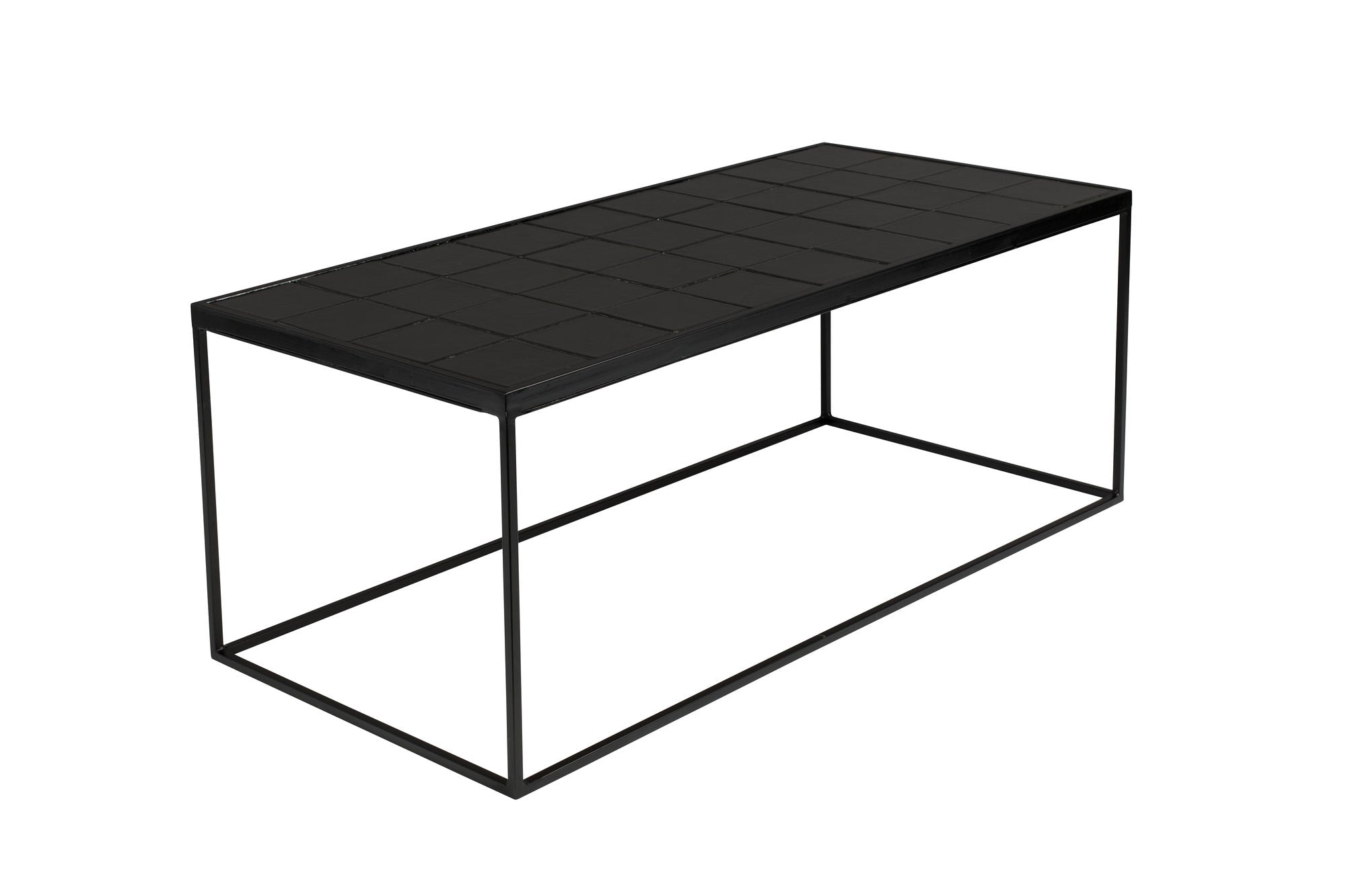 Zuiver Glazed Ceramic Black Rectangle Coffee Table